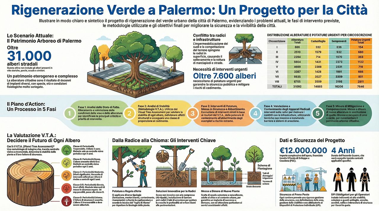 Sintesi del Progetto Verde Urbano Palermo